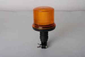 Luz de Baliza LED Flexible con Montaje en Poste DIN, 18 LED, <span class=keywords><strong>7</strong></span> Patrones de Destello, Lámpara de Advertencia Intermitente Ámbar de Emergencia para Tractor - Product Image 1