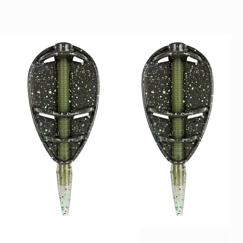 Сплав, 25 г, 35 г, 45 г, набор европейских рыболовных принадлежностей для ловли карпа, плоский метод подачи, Клеммная Снасть