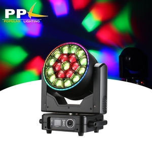 Custo-eficácia 19pcs 15W B-EYE LED Moving Head Zoom <span class=keywords><strong>Light</strong></span> com Halo Projetor para Concert Event DMX512 Efeitos - Product Image 1