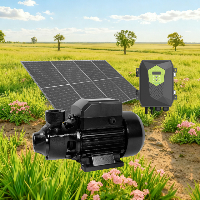 VEICHI OEM 72V 750w Ground Surface Solar Water Pump Solar Centrifugal Pump System for Agriculture