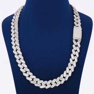 Collier de luxe en argent sterling 925 avec diamant cultivé en laboratoire, élégant bijou pour mariage et cadeau - Product Image 5
