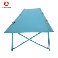 Lit pliant de Camping de taille basse, facile à transporter, de grande taille, lit d'extérieur, plage, 1 pièce