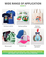 Presse à chaud pneumatique mini double pour casquettes et t-shirts avec couvercle chauffant