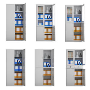 Armoire de classement métallique pour bureau à domicile, armoire à dossiers en acier pour salle de sport, école, hôtel, salon, supermarché, sous-sol - Product Image 6