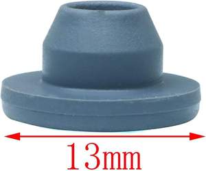 제약용 13mm 15mm 20mm 26mm 28mm 30mm 부틸 고무 마개 의료용 고무 - Product Image 6