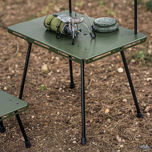 OEM 초경량 다기능 휴대용 접이식 다리 접이식 캠핑 알루미늄 테이블 다리 테이블 용 - Product Image 5