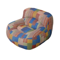 Fauteuil paresseux moderne au design minimaliste, sans assemblage, compressé sous vide, pour salon, appartement, hôtel, en éponge