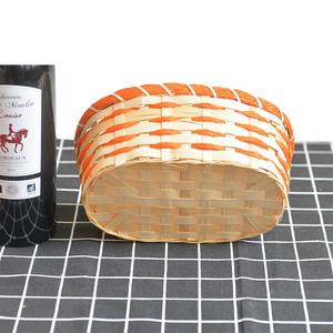 <span class=keywords><strong>Cesta</strong></span>-<span class=keywords><strong>Cesta</strong></span> de mimbre tejida Natural para almacenamiento, embalaje de mimbre para Navidad, bambú moderno a granel - Product Image 4