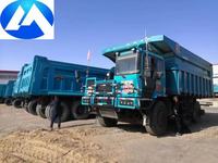 Camion benne minier électrique LEIMAN SWK105EA, capacité de charge de 70 tonnes, carrosserie large de 40 m, benne basculante tout-terrain 6x4 avec moteur, boîte de vitesses et PLC
