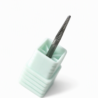 Embouts coniques en carbure pour manucure, outils électriques de coupe croisée pour le retrait du gel