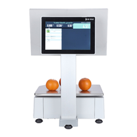 SC-AI terhormat terhormat, layar sentuh 15.6/10.1 inci, cetakan PC, perangkat lunak Supermarket POS, Printer label Badan IamPOS