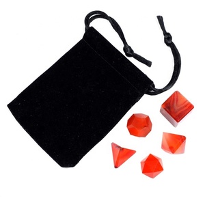 Juego de geometría de cornalina con bolsa de terciopelo Artículos metafísicos curativos comprar - Product Image 1