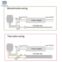 Interrupteur à capteur tactile de proximité 12V 24V 5A pour miroir LED intelligent, contrôle à une touche pour la luminosité variable des miroirs de salle de bain et d'hôtel