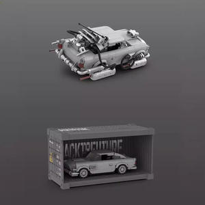 PB8802 Hot Gray Roadster 2 en 1, modèle <span class=keywords><strong>de</strong></span> voiture <span class=keywords><strong>de</strong></span> sport, véhicule éducatif, briques <span class=keywords><strong>de</strong></span> construction DIY, ensembles <span class=keywords><strong>de</strong></span> blocs <span class=keywords><strong>de</strong></span> construction, jouets pour enfants - Product Image 4