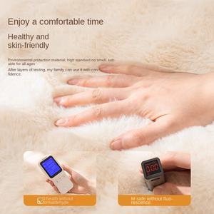 <span class=keywords><strong>Tapis</strong></span> pour salon, chambre à coucher, bureau, nouveau modèle 2024, velours à bulles épaissi, <span class=keywords><strong>imitation</strong></span> fourrure <span class=keywords><strong>de</strong></span> lapin, crème, simplicité moderne, usage domestique - Product Image 3