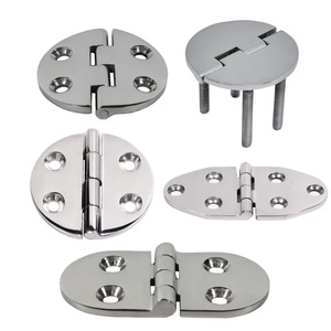 Stainless Steel Marine Hinges Round And Oval For Boat Cabinet <b>Door</b> Hardware 316 Grade Replacement Parts - Product Image 1