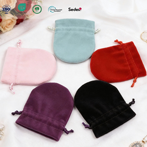 Bolsas de Terciopelo de Alta Calidad con Cordón, Personalizables con Logotipo, para Regalos y Joyería, Promoción de Marca, Venta al Por Mayor - Product Image 1