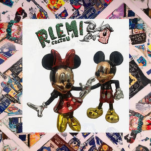 Statua in Resina di <span class=keywords><strong>Minnie</strong></span> Mouse Dipinta a Mano in Vari Colori, 28cm, Personaggio dei Cartoni Animati, Figurina per Casa e Tavolo - Product Image 3