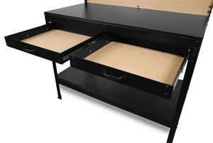 Banc de travail robuste pour le travail du bois avec tiroir de rangement, cadre de rangement d'outils d'usine pour garages et ateliers - Product Image 5