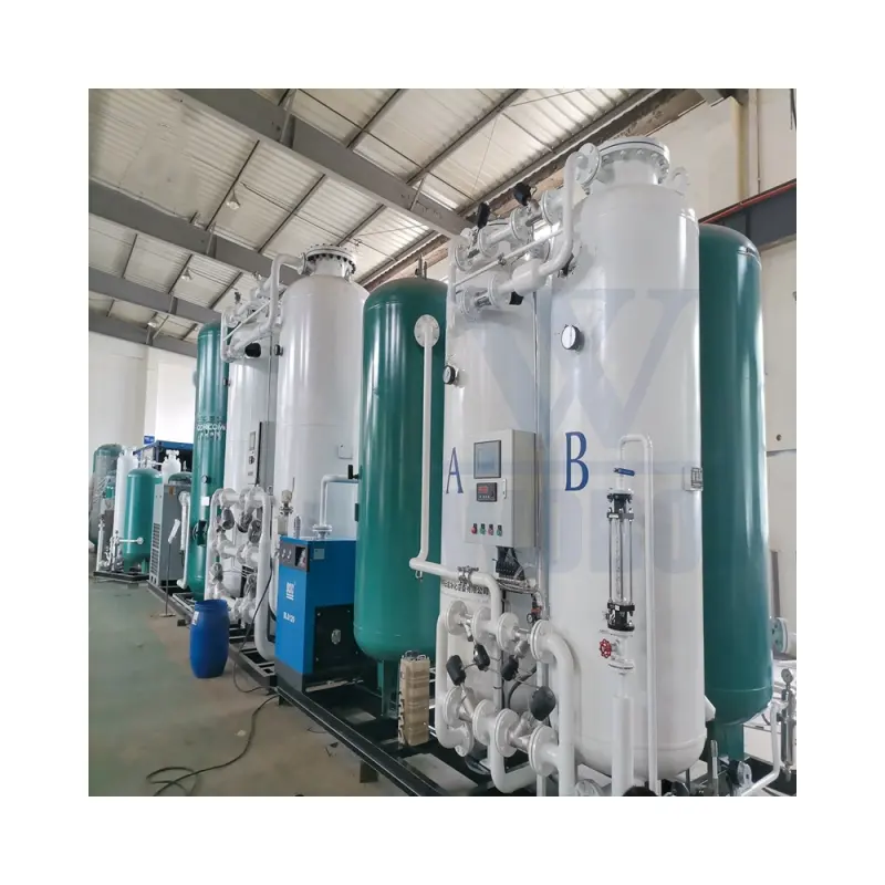 Macchina per la produzione di ossigeno macchina per la respirazione impianto di ossigeno unità di separazione dell'aria generatore di ossigeno per sistema ospedaliero In contenitori