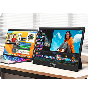 Monitor portátil de 14 pulgadas con pantalla LCD plug & play, con extensor de pantalla para laptop, teléfono y consola de juegos, con conectores Tipo-C y HD. - Product Image 5