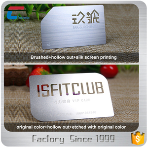 บัตรส่วนลดทำจากสเตนเลสสีดำด้านสลักโลโก้/ข้อความ VIP - Product Image 6
