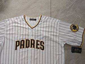 Jersey Personalizado de <span class=keywords><strong>San</strong></span> <span class=keywords><strong>Diego</strong></span> 23 #   TATISJR 13 #   Camiseta de Béisbol del Equipo Americano de Béisbol con Nombre y Logotipo Bordados de Fernando Tatis Jr. de ACHADO - Product Image 2