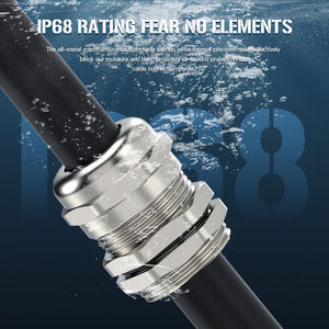 Connettore per cavo metallico impermeabile in ottone giunti di filo 32mm-38mm IP68 livello di protezione a bassa tensione industriale Hongxiang - Product Image 6