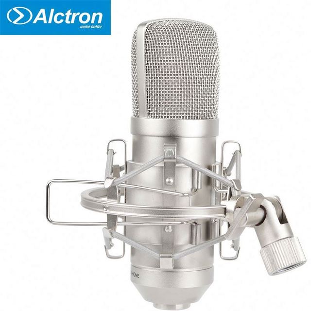 Alctron MC001 Recording Studio Microphone With Shock Mount and Carry Case USB Condenser Podcast Recording Microphone Profess