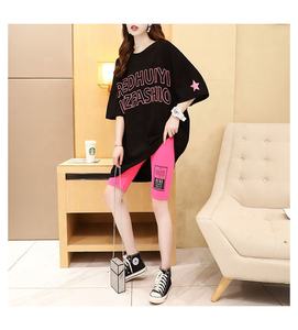 Setelan baju musim panas, setelan baju dan celana pendek wanita, setelan pakaian musim panas 2 potong, baju celana pendek pengendara sepeda motor - Product Image 5