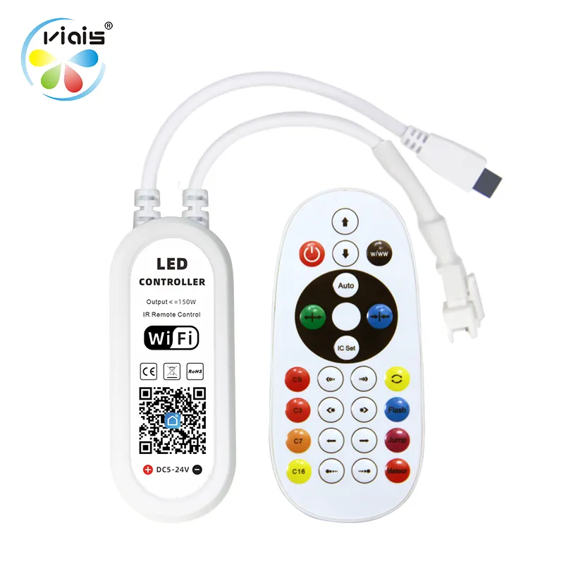 DC5-24V APP Remote Control Wifi Music DIY Digital 1025Pixel Colorful RGB Smart Led Digital Controller
