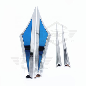 Autocollant décoratif de pare-chocs latéral en alliage de zinc 3D avec logo personnalisé coloré pour Jeep Chevrolet Mercedes-Benz <span class=keywords><strong>Cadillac</strong></span> BMW - Product Image 1