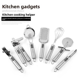 Factory Wholesale Stainless Steel 7-Piece Kitchen Set Can Opener <b>Egg</b> Beater Household Fruit Peeler Ginger Shave - Product Image 2