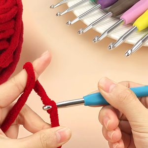 Nouveaux jouets, fournitures de <span class=keywords><strong>crochet</strong></span> personnalisées, kit de bricolage, kit de <span class=keywords><strong>crochet</strong></span> de 113 pièces avec fil et <span class=keywords><strong>crochet</strong></span> pour aiguilles à tricoter et kit pour débutants - Product Image 3