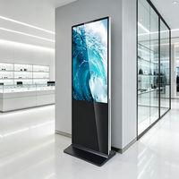 Afficheur publicitaire numérique vertical économique avec entretien facile pour une utilisation en intérieur dans les centres commerciaux et les agences