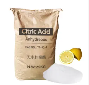 Điều chỉnh độ chua CAS: 77-92-9 axit citric khan/axit citric monohydrat, loại phong phú và giá cả thuận lợi