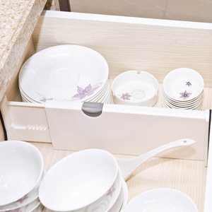 New Household <b>Storage</b> Adjustable ABS <b>Plastic</b> Underwear Dresser Cabinet Organizer Expandable <b>Drawer</b> Dividers - Product Image 3