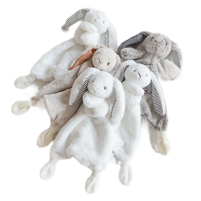 Baby Security Blanket Plush Comforter Plush Toy for Infant