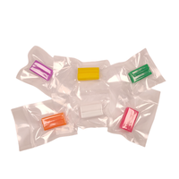 Bâtonnets de silicone souples et creux au goût fruité, en forme de fleur, pour aligneurs dentaires invisibles orthodontiques