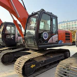 Excavatrice sur chenilles hydraulique Hitachi Zx220GC d'origine japonaise de 22 tonnes, d'occasion, avec moteur Cummins, excellent état - Product Image 3