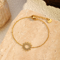 Collier pendentif rayon de soleil en acier inoxydable, bracelets pour femmes, bijoux, cadeaux de fête, vente en gros, nouvelle arrivée