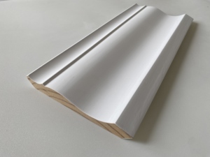 Rodapié de Pino Blanco Imprimado a Medida para Proyectos de Construcción, Rodapié Pre-Imprimado de Fácil Instalación, Venta al por Mayor - Product Image 2