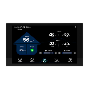 ハイエンド7インチVOCPM2.5 CO2 WIFI RS485modbus新鮮空気インテリジェント換気HVACファンコントローラー - Product Image 1