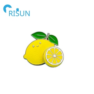 Fournisseur de broches métalliques, fabricants de badges en émail, fruits, limonade, tranches de citron vert, citron, broches, badges, broches personnalisées en émail de citron - Product Image 3