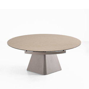 Nhà Máy Giá hiện đại sang trọng thiêu kết đá hàng đầu mở rộng biến áp lớn vòng bàn ăn - Product Image 2