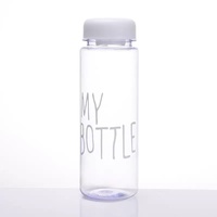 Bouteille d'eau Kecolove 500 ml, personnalisable avec logo, pour l'extérieur, l'école, personnalisée, sans BPA, couvercle coloré, cadeaux, usage quotidien