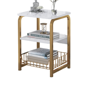 Tavolino da Caffè in Legno Mini Convertibile Semplice e Compatto per Camera da Letto, Soggiorno, Divano, Portatile, a Doppio Strato, Lussuoso e Leggero per la Casa - Product Image 1