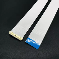 Kabel Flat Ribbon FFC FPC LCD Notebook Single Head EDP 20454 20453 Pitch 0.5mm 30Pin 250mm Isolasi PVC