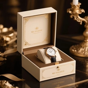 Hot Selling Luxury Watch <strong>Boxes</strong> Cases Custom Logo Cardboard Packaging Necklace Jewelry Earring Tie - Product Image 3