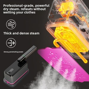Défroisseur Vapeur Portable Domestique Entièrement Automatique, Fer à Repasser Électrique Plat pour Vêtements, Nouveau Dispositif Portatif à Vapeur Puissante - Product Image 2